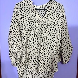 Leopard Print Women's Top